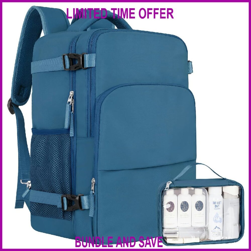 Travel Laptop Backpack 16 Inch Flight Approved Waterproof Daypack